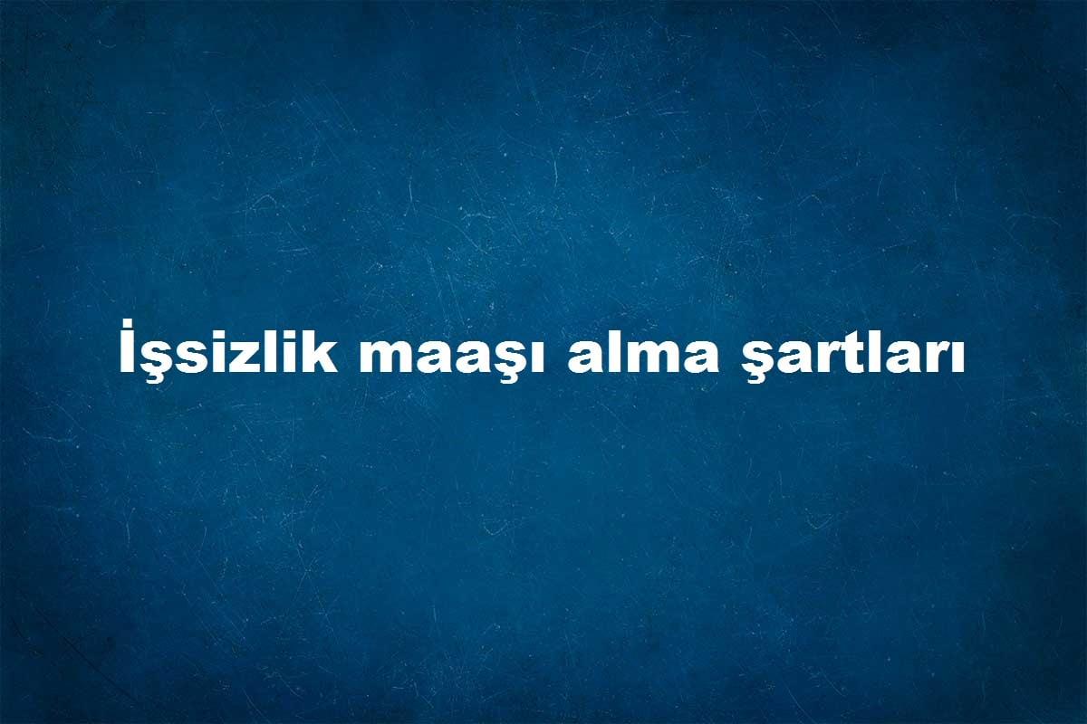 işsizlik maaşı nasıl alınır